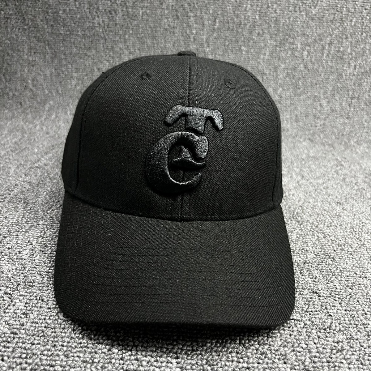 Minnesota Twins '47 MVP Hat Black on Black Tonal TC Logo Adjustable MLB Cap NEW
