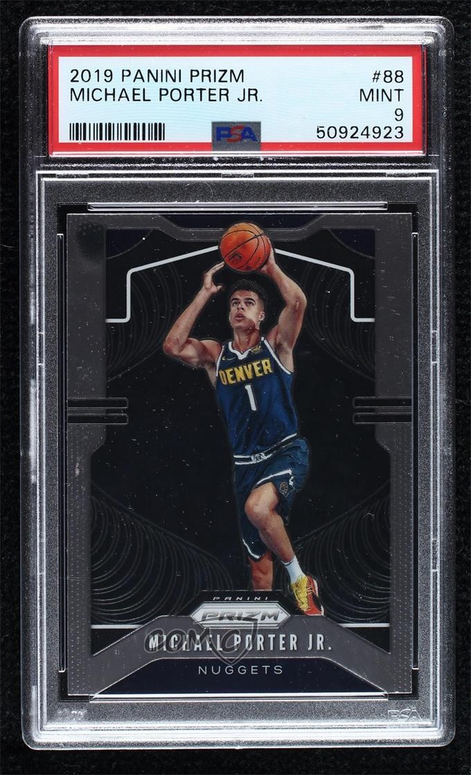2019-20 Panini Prizm Michael Porter Jr #88 PSA 9 MINT 0a6j