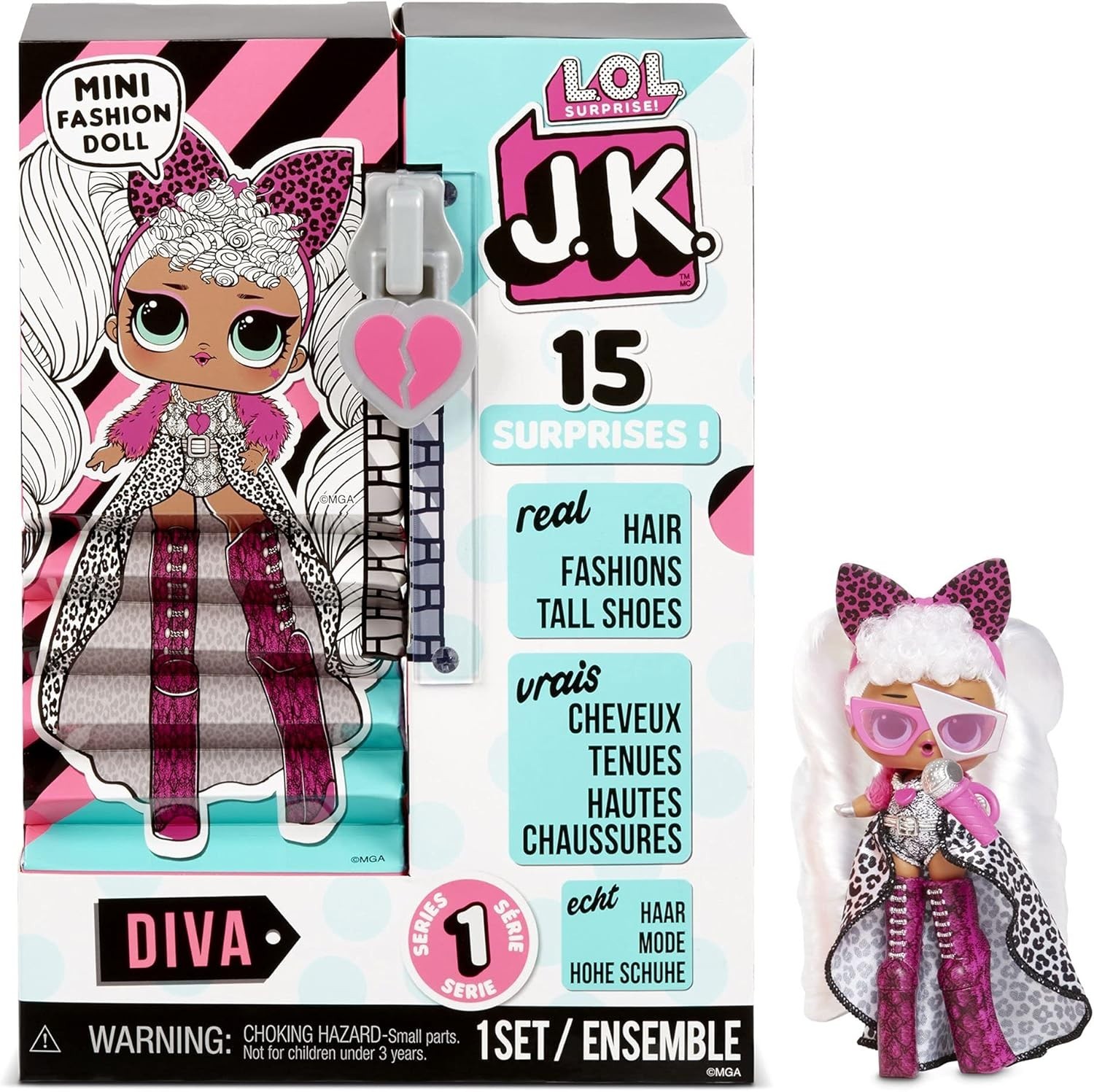 L.O.L. Surprise J.K. Mini Fashion Doll Diva BRAND NEW