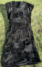 XXL Merino Lammfelldecke ca.220x180 cm Schaffellauflage Felldecke