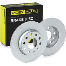 2x RIDEX PLUS Bremsscheiben Hinten für VW PASSAT Variant (3B6) PASSAT (3B3)