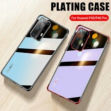 Case For Huawei P40 Lite Pro Ultra Slim Shockproof Bumper Electroplating Cover