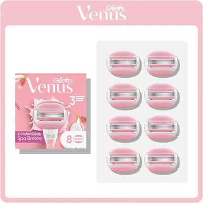 Gillette Venus ComfortGlide Spa Breeze Rasierklingen Kartuschen 8XL Packung Original