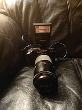 Minolta 7000 Maxxum 35mm SLR Camera w/70-210mm Auto Focus Lens (untested)