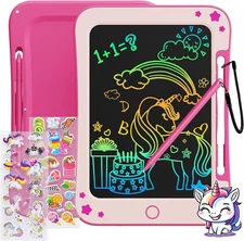 8.5" LCD Writing Tablet for Kids - Pink Doodle Board Gift for Ages 3-8