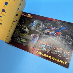 2014 Lego Marvel Super Heroes #76014 28-page Building Manual Booklet- Spider-Man