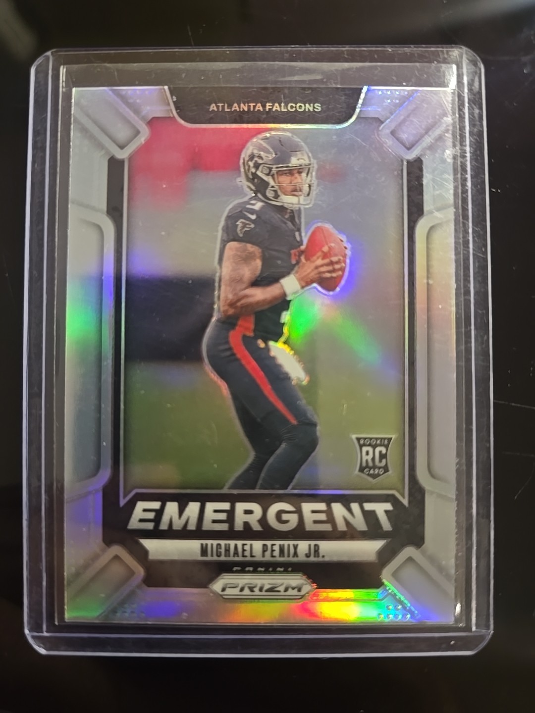 2024 Panini Prizm - Emergent Michael Penix Jr. #20 Silver Prizm (RC)