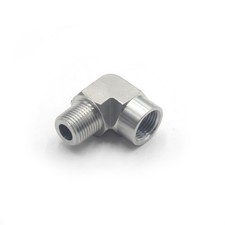 1/2" Female NPT to 1/2" Male NPT Elbow 90° Flare Pipe Fitting 304 SS