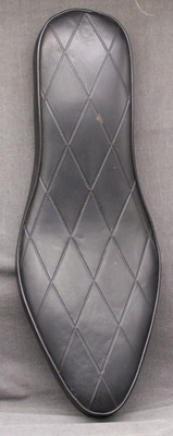 Vintage Diamond Pattern Tuck Roll Motorcycle Seat Chopper Trike Harley Davidson