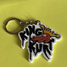 King Kurt Logo Rubber Key Ring - Psychobilly
