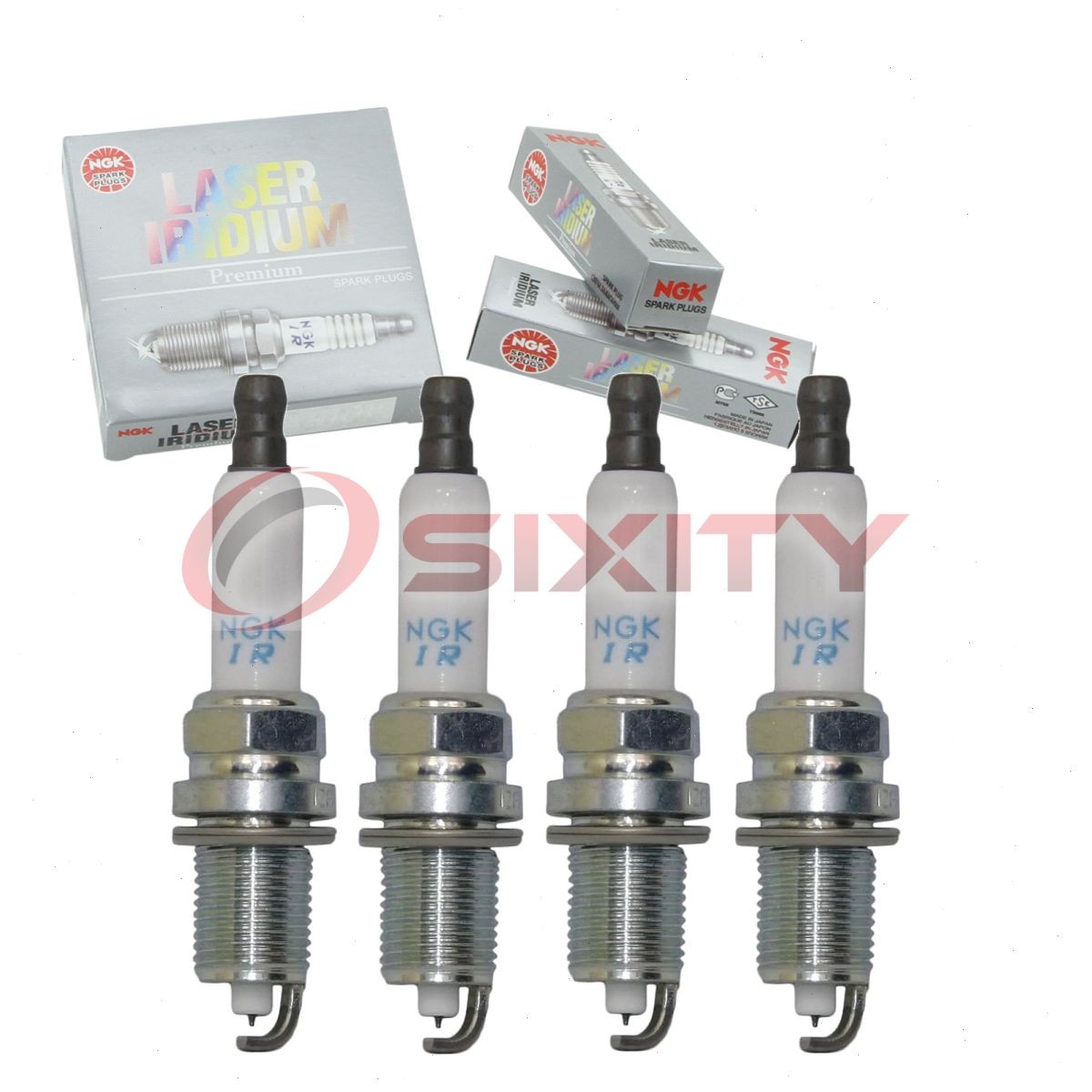 4 pc NGK Laser Iridium Spark Plugs for 2020-2021 Ford Mustang 2.3L L4 fv