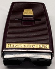Vintage Sawyer's Bi-Lens 35 Slide Viewer Maroon Bakelite 35mm Film Viewer