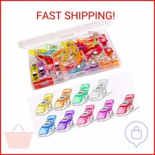 Multipurpose Sewing Clips 30 Pcs Premium Quilting Accessories - Assorted Colors