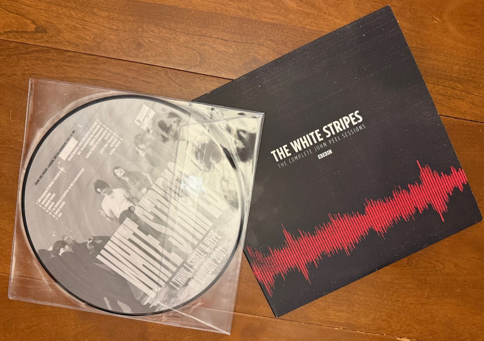 2 LPs The White Stripes - I Smell A Hype and Complete John Peel Sessions (used)