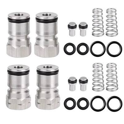 Set 2 Paar Edelstahl Kugelverschluss Fasspfosten für Bierzapfanlage