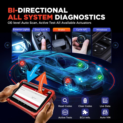 LAUNCH X431 CRP919X BT PRO Elite Bidirectional Car Diagnostic Scanner ECU Coding - Picture 16 of 33