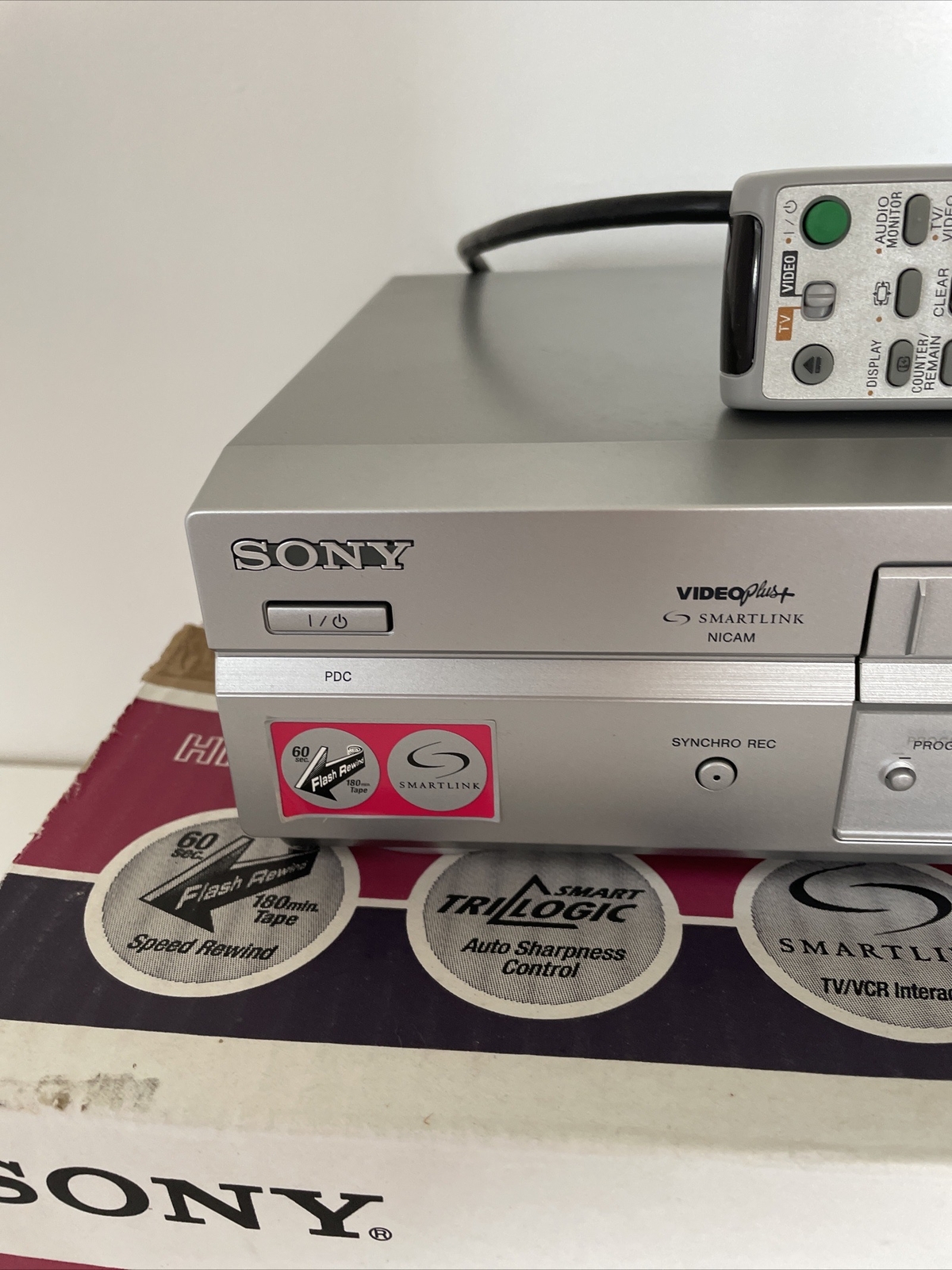 Sony SLVSE740 Video Cassette Recorder Excellent Condition VHS Tape