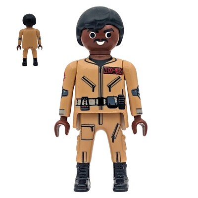 Playmobil Ghostbusters Figure Man Loose Brown Suit