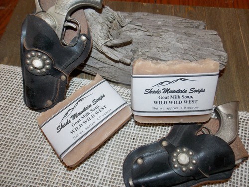 Goat Milk Soap Homemade / Handmade Moisturizing - 4 oz bar -Wild Wild West - Picture 2 of 8