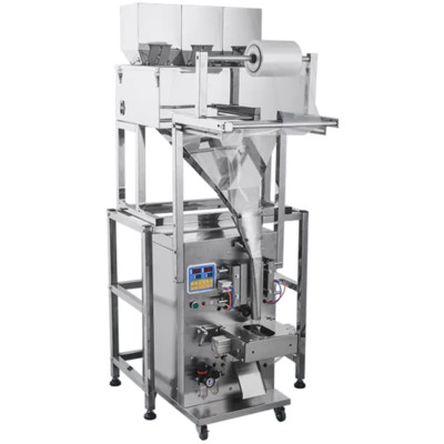 Triple 1KG Particle Powder Filler Back Sealing Pneumatic Package Packet Machine