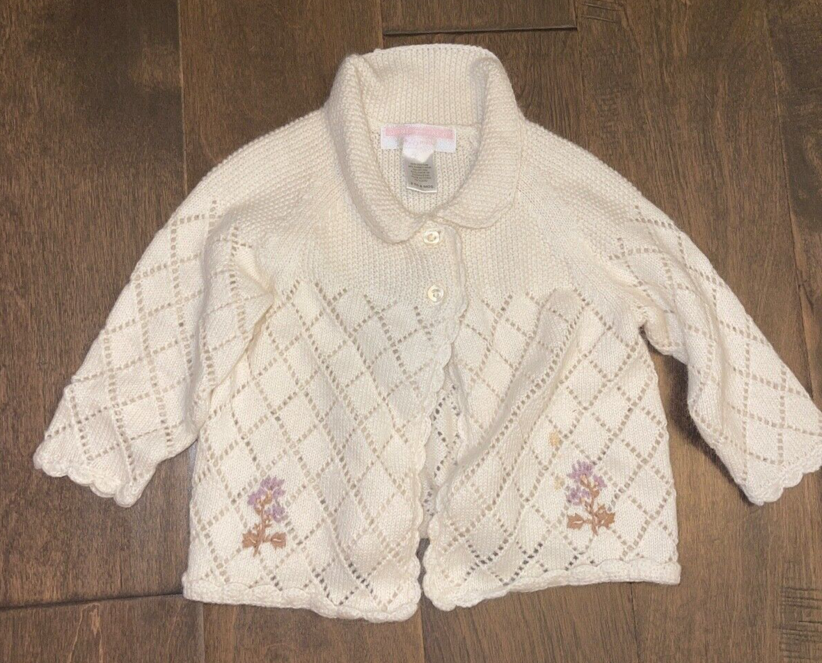 Janie And Jack Baby Boys' Embroidered Car Cardigan – Infant Cardigan, Classic Knit, Forever Quality