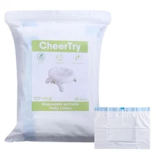 Potty Liners,300ML Water Super-Absorbent Potty Bags,Thick & Tear-Resistant- 30CT