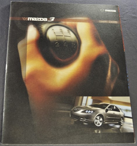 2005 Mazda 3 Sedan Catalog Brochure Excellent Original 05