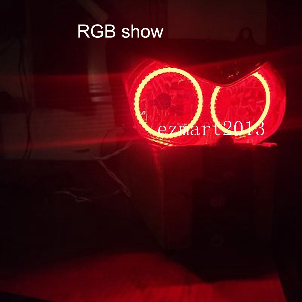RGB LED halo ring for Kawasaki Ninja 650R 650 06-08 Demon angel