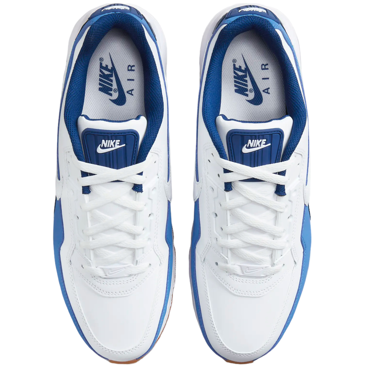 nike air max ltd white and blue
