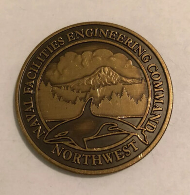 Northwest Naval Facilities Engineering Command Challenge Coin (rare) E27