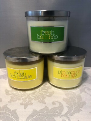 New Bath Body Works 3 - Wick Candle *You Choose Scent*