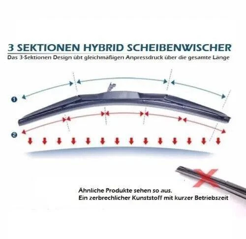 Scheibenwischer vorne für NISSAN Note E11/E11E E12 Bj. 2005.01-2024 - Bild 7 von 8