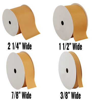 Grosgrain Ribbon 3/8'',7/8'',1 1/2'',2 1/4'' widths 10 yd rolls 25 colors
