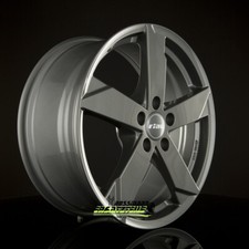 4x Rial Kodiak graphit 8x18 ET40 - LK5/112 ML66.6 Felge Alu