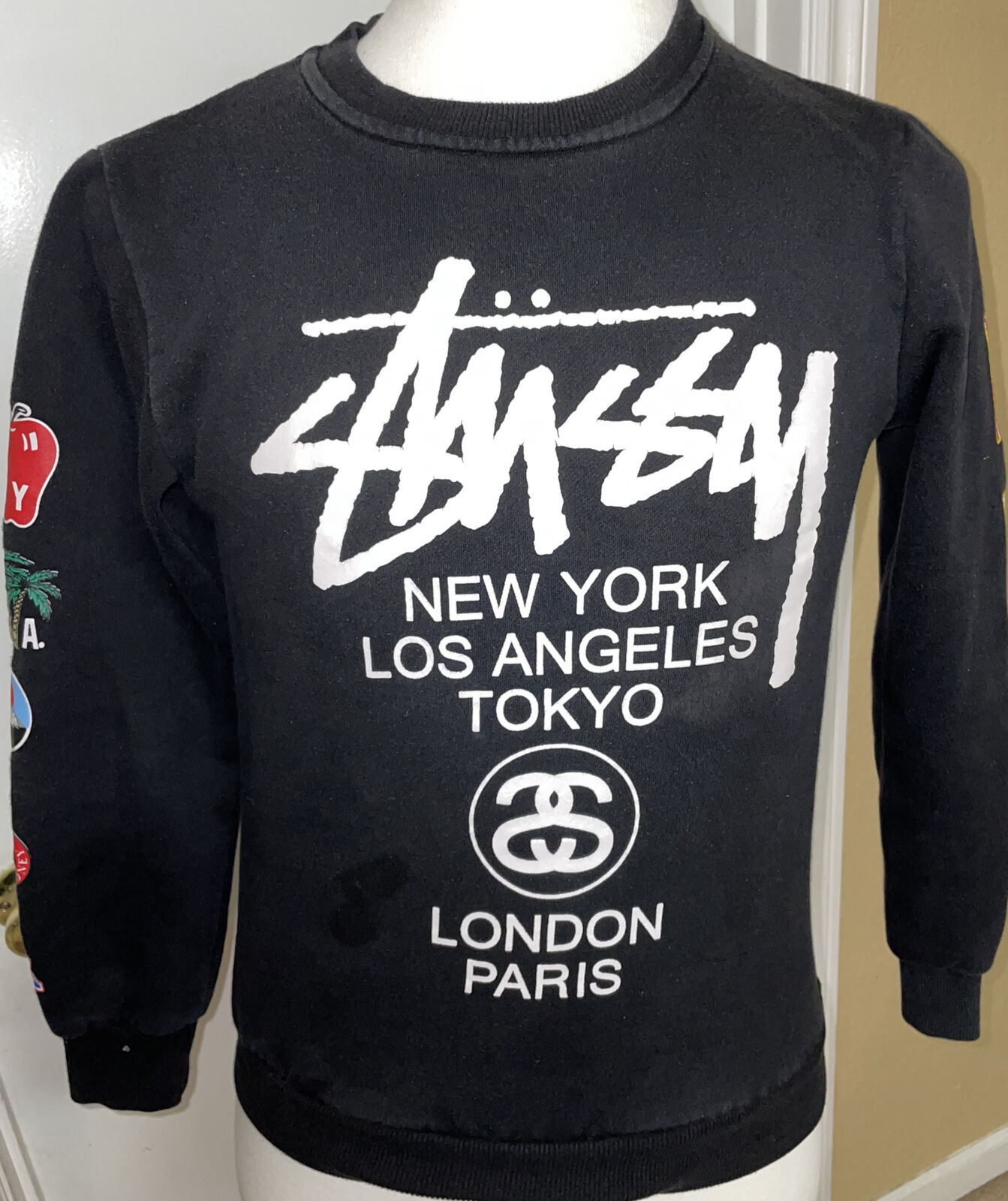 OLD Stussy WORLD TOUR foodie MADE IN USA-