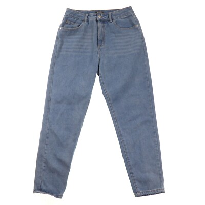 Nasty Gal Mom Jeans Womens High Rise Medium Blue Denim - Main Image