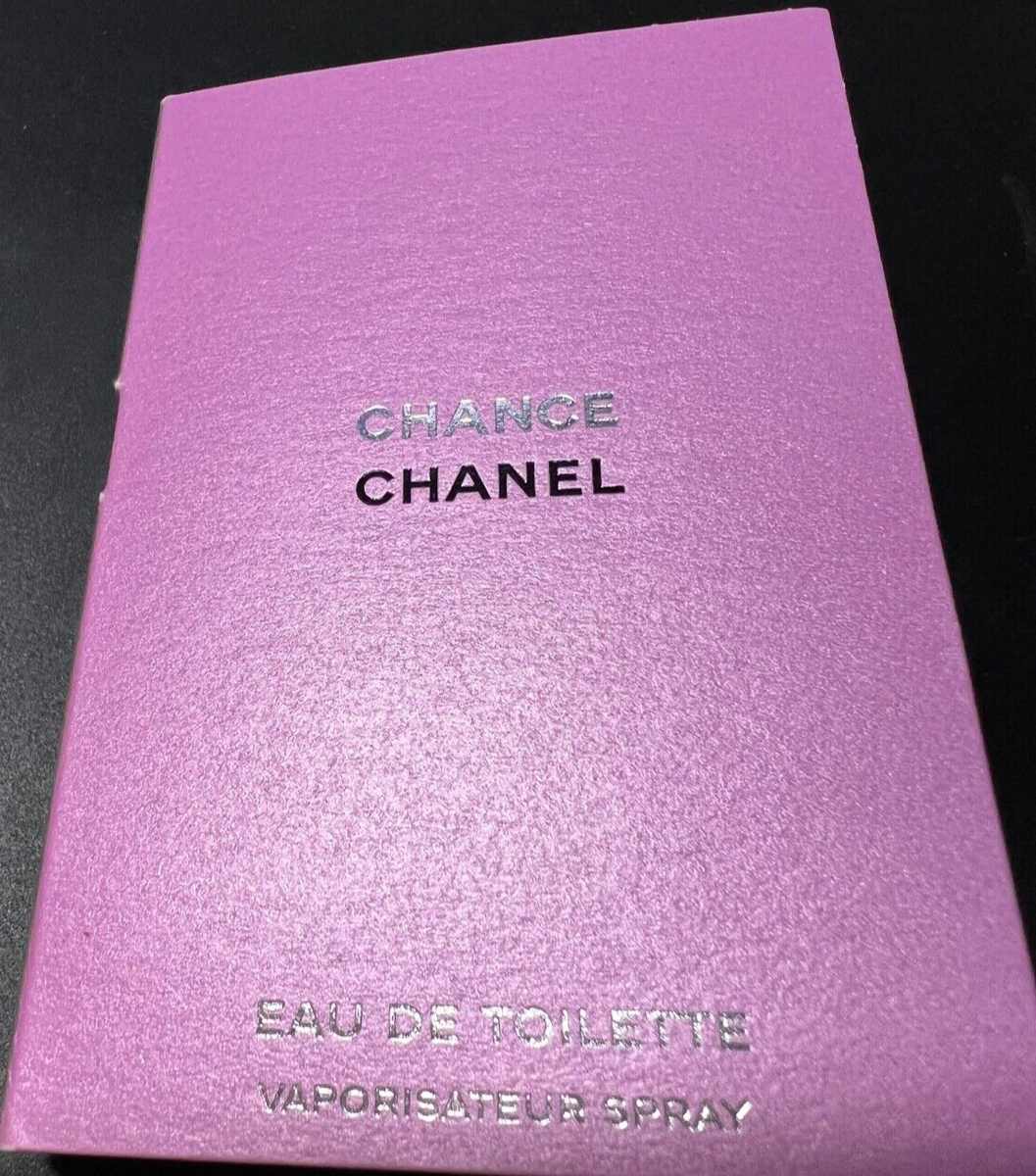 Chanel Chance Eau de Toilette Sample Spray1.5mL/.05oz NEW IN CARD