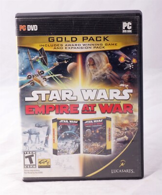 その他 STAR WARS EMPIRE AT WAR DVD Star Wars Empire At War Gold Pack PC DVD Game with Expansion