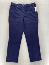Gloria Vanderbilt Amanda 2.0 Jeans Women's 18 Slim Tapered Blue Stretch Denim