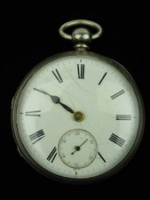 ANTIQUE LICKERT  SON 1850s ENGLISH SILVER HUNTER FUSEE POCKET WATCH by NORWICH