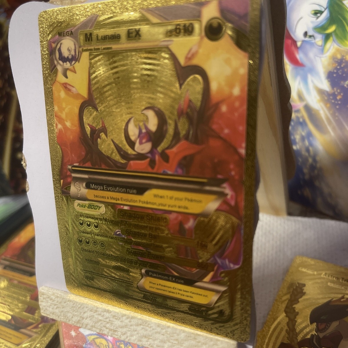 Mega Lunaia Ex Gold Foil Fan Art Hp610 NM | eBay