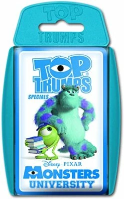 Top Trumps Monster University Kartenspiel Karten Spiel Disney Quartett Deutsch