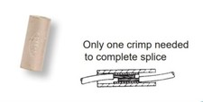MVP 100 Uninsulated Parallel Butt Splice Wire Connectors 14-16 AWG Gauge