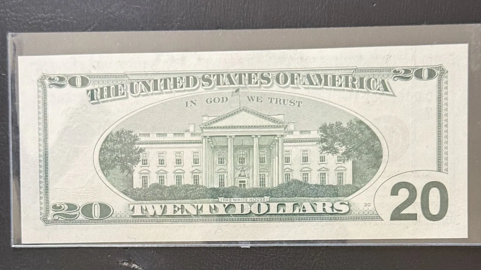 1996 $20 Star Note * Low Serial Number 00020021* - Image 2 of 2