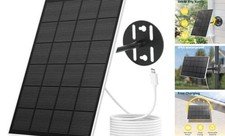 Solar Panel for Bird Feeder Camera only, Type-C Charger, IP65 Waterproof for