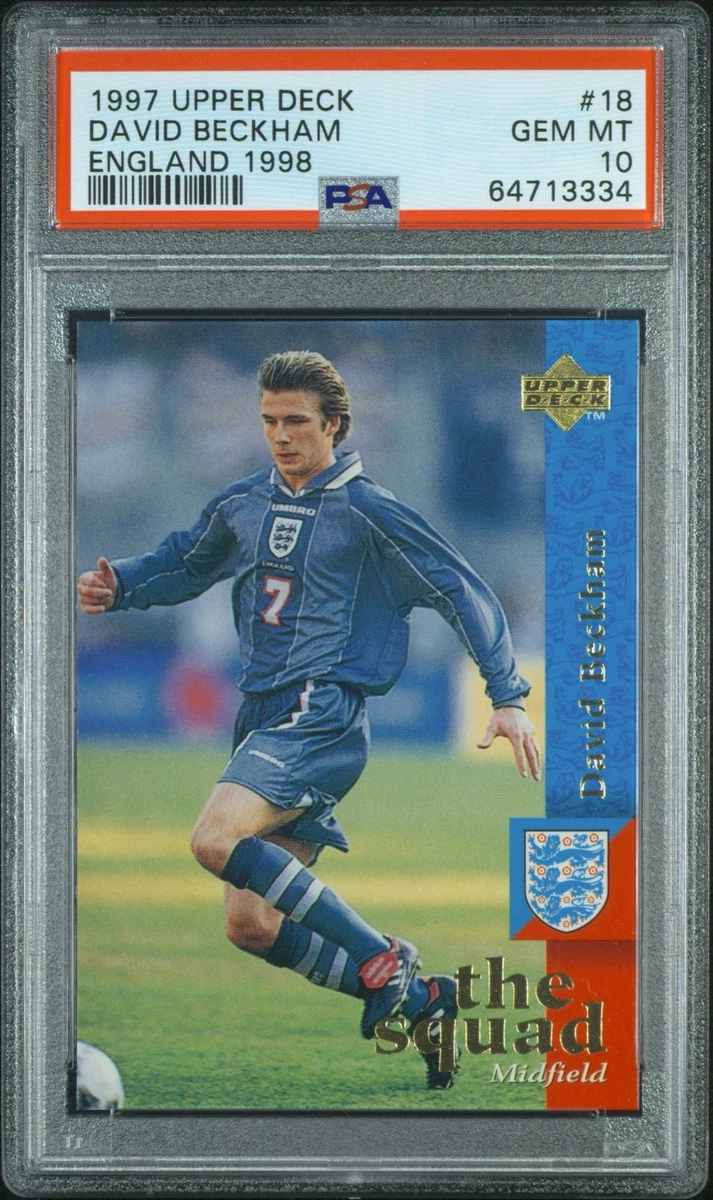 1997-98 Upper Deck England David Beckham #18 for sale | eBay