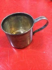 Vintage Lunt Sterling Silver Baby Cup #577 51g Monogrammed (Scott) Patina