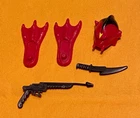 vintage G.I. GI JOE gijoe HYDRO VIPER PARTS LOT #1 helmet gun knife FREE SHIP