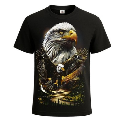 T-Shirt Adler Vogel Berg Halbton lustig Neuheit Tier Party Witz Oberteil Shirt
