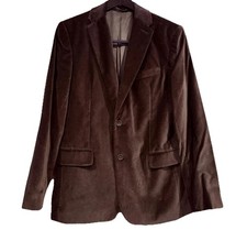 Banana Republic Velvet Blazer Mens 38S Sport Coat Jacket 2 Button Cotton SHARP